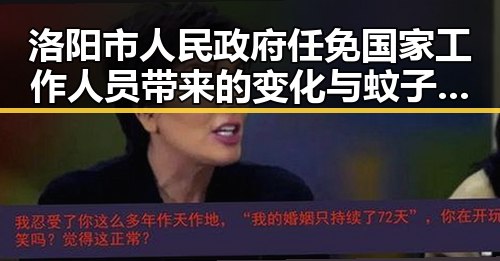 洛阳市人民政府任免国家工作人员带来的变化与蚊子咬了能迅速止痒的实用技巧